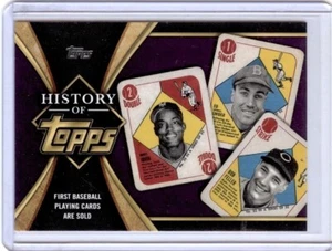 Topps The History of Topps 2021 #HOT2 primeras cartas de béisbol se venden - Imagen 1 de 1