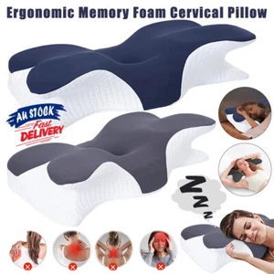 Ergonomic Butterfly Memory Neck Pillow Comfortable Sleeping Orthopedic Pillow - Picture 1 of 18