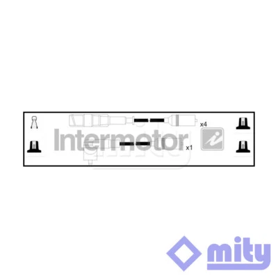 Se adapta a Audi A4 1994-2001 VW Passat 1996-2000 1,6 Mity HT cables de encendido #1 Foto 1 de 2