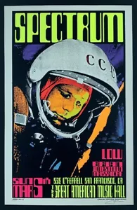 Póster Spectrum Low Brian Jonestown Masacre 1995 Serigrafía Firmado Kozik ¡Como Nuevo! - Imagen 1 de 3