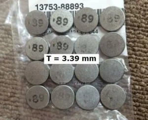 TOYOTA ALTEZZA SXE10 BEAMS 3SGE SHIM VALVE ADJUST SET OF X16 3.39mm 13753-88893 - Picture 1 of 18
