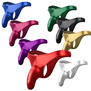 Tanga Para Hombres Calzoncillos Metálicos Sexy Calzoncillos Vaina Abultada Bragas Bikini Brillante - Imagen 1 de 74