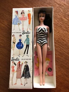 Vintage Barbie Number 3/4 RAVEN Ponytail Doll #850 w/ Original Box & Booklet! - Picture 1 of 24