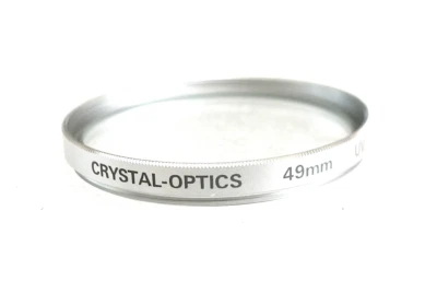 49mm Crystal-Optics UV Filter - Silver - NEW - Image 1 of 4