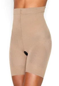 Pantalones cortos brasileños de talle alto levantador de glúteos Lupo 5694 - Imagen 1 de 5