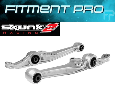 Skunk2 硬橡胶前下控制臂 LCA 适用于 1988 - 1991 年本田思域 / CRX — 第 1/4 张图片