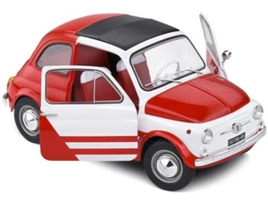 PREISVORSCHLAG ~ 1965 Fiat 500 L rot-weiß mit roter Innenausstattung "Robe Di Kappa" - Bild 1 von 3