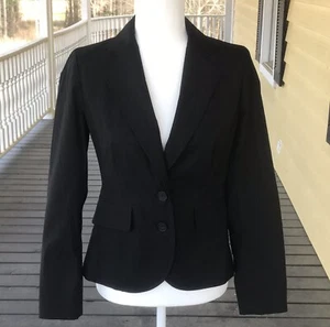 NY & Co Blazer Gr. 2 schwarz Sakko Langarm Stretch Knopf - Bild 1 von 6