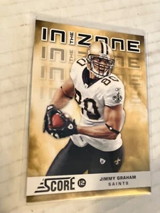 NEW ORLEANS SAINTS jimmy graham 2012 in the zone insert football card see scan - Picture 1 of 2