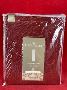 Panel de bolsillo Royal Velvet Rod 50 pulgadas x 95 pulgadas violeta triturado borgoña - Imagen 1 de 3