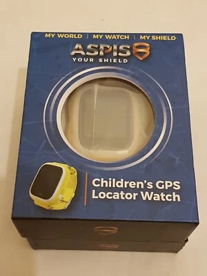 ASPIS 8 Children's Touch Screen Smart Watch GPS Locator Tracker ASCW1 V2 Yellow - Image 1 of 4