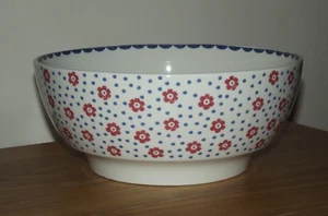 Johnson Brothers Farmhouse Kitchen Spot Daisy - Large 25cm Fruit / Serving BOWL - Picture 1 of 5
