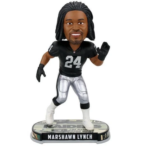 Marshawn Lynch Oakland Raiders Headline Special Edition Bobblehead NFL Cover