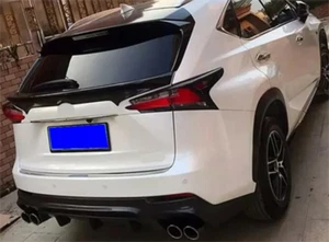 Mid Rear Trunk Glossy Black Spoiler Wing Lip Fit 2015-2017 Lexus NX200T NX300H - Foto 1 di 2