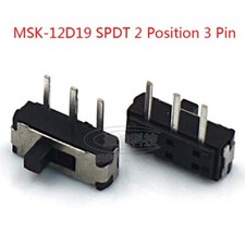 ON-OFF Micro Slide Switch SPDT 2 Position 3 Pin PCB Panel Microswitch SMD Switch