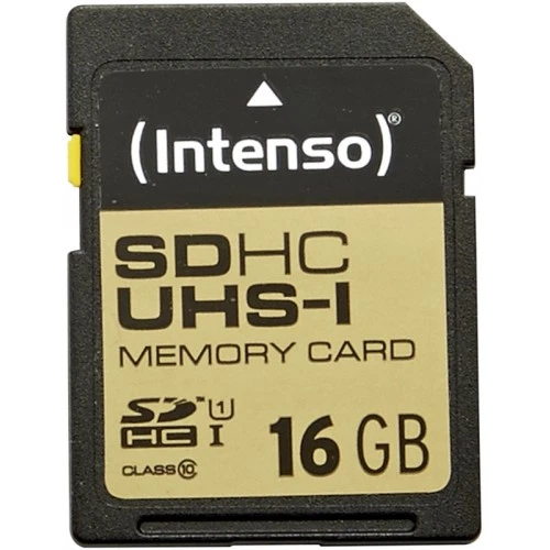 Intenso SD Card 16GB UHS-I Speicherkarte Class 10 - Bild 1 von 1