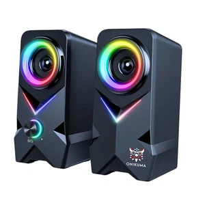 Gaming Lautsprecher PC Musikbox Soundanlage USB Bluetooth 50Hz-16kHz RGB Licht - Bild 1 von 5