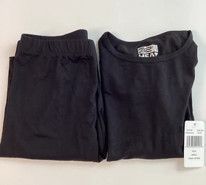 32 Degrees Heat Kids 2-Piece Thermal Layer Shirt & Legging, Black Size S 6/7 - Picture 1 of 7