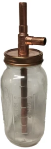 Hanging Jar Thumper Alcohol Distill Moonshine Thump Keg DIY Kit 1/2 Gallon Wide - Picture 1 of 12