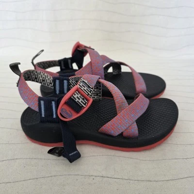Chaco Youth Z1 Sandals Ecotread Coral Black Hiking Water Sport Shoes Size 2 - Image 1 of 4