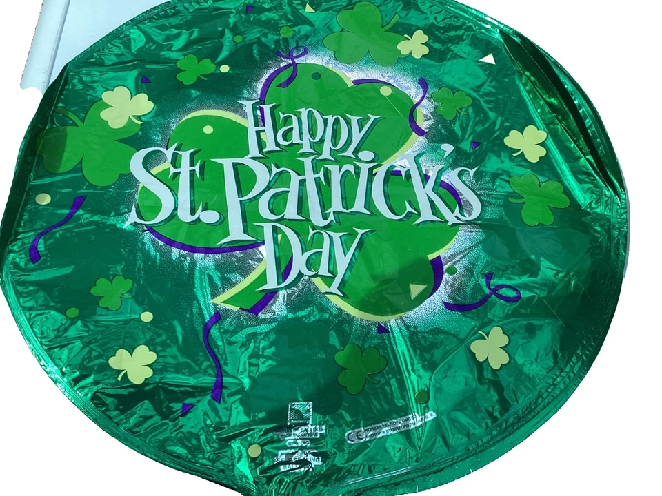 Традиционный фольгированный воздушный шар Happy St Patricks Day 18 дюймов 71417 B25 - Изображение 1 из 1