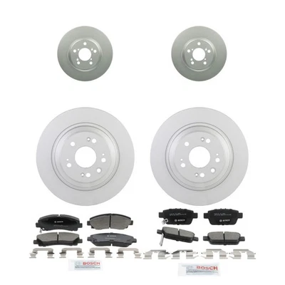 Bosch QuietCast Ceramic Brake Pad and Rotor Kit For 2009-2014 Acura TL - Imagem 1 de 4