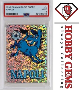 Napoli PSA 9 1996-97 Panini Calcio Coppe Mascot Sticker #L - Bild 1 von 2