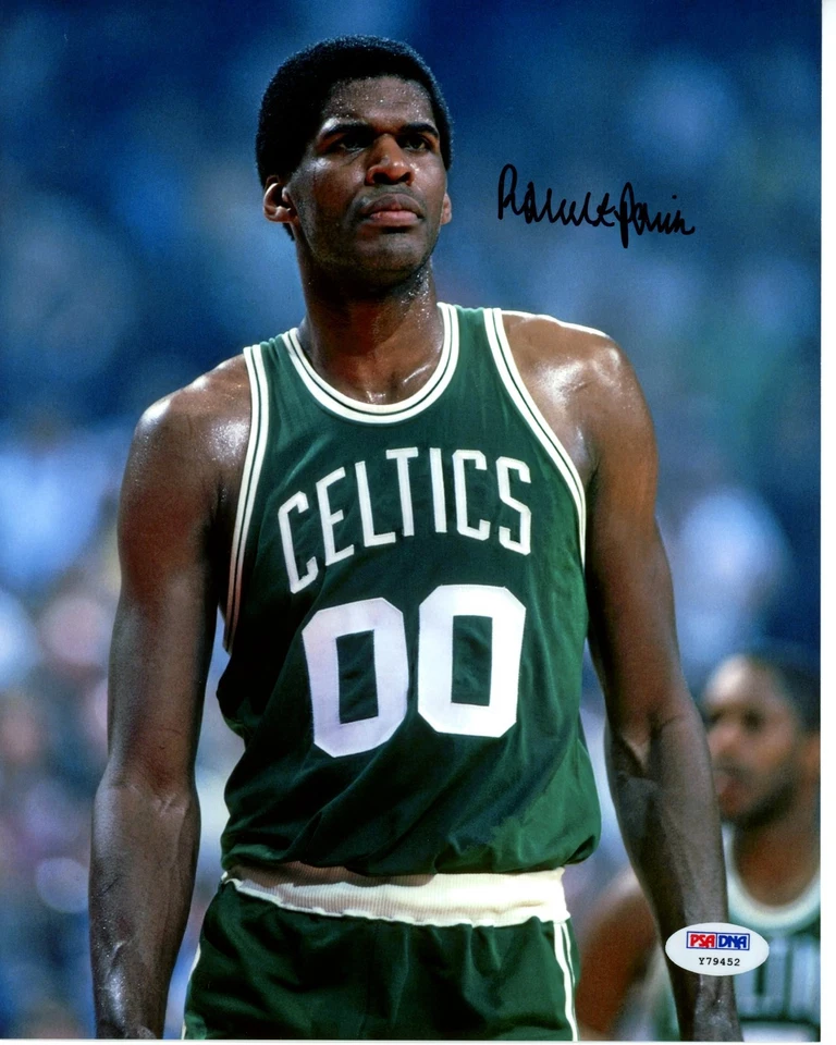 Robert Parish Signed 8x10 Photo Boston Celtics PSA DNA COA Auto HOF - Image 1 of 1
