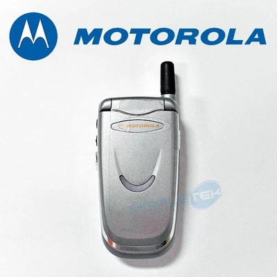 TELEFONO CELLULARE MOTOROLA V8088 PLATINUM GRIGIO SILVER GSM USATO - Immagine 1 di 4