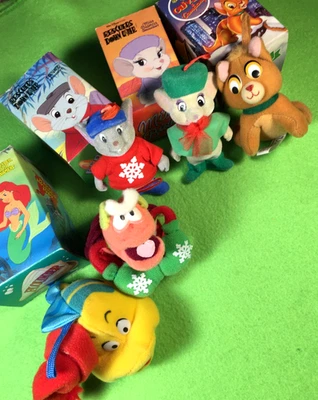 Disney McDonalds Peluche Adornos Platija, Sebastian, Bernard, Bianca, Oliver Foto 1 de 4