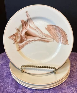 Fitz & Floyd Coquille Salatteller Rosa Muscheln Japan Vintage 4er Set Strand - Bild 1 von 3