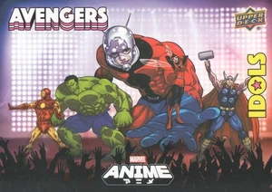 2020 Marvel Anime Trading Card Idols #I-2 Avengers - Bild 1 von 2