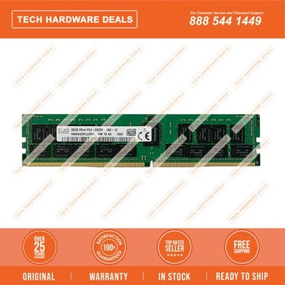 HMA84GR7JJR4N-WM    Hynix 32GB PC4-23400 DDR4-2933MHz ECC CL21 288-Pin RDIMM 1.2 - Image 1 of 2