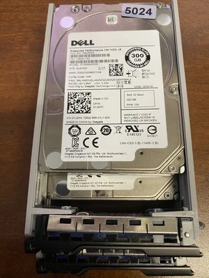 DELL 300GB 10K 2.5" SAS HDD | PN: 0745GC | 9TE066-150 | ST9300605SS Foto 1 de 3