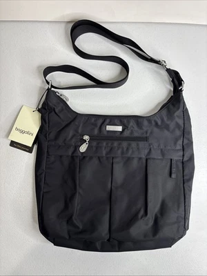 Baggallini Crossbody Bag Lightweight Water Resistant Travel Purse Black NWT - Image 1 of 4