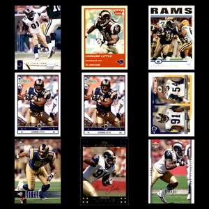 Leonard Little Lot 9 Different Football Cards 2002-2007 STL/St. Louis Rams Set - Picture 1 of 11
