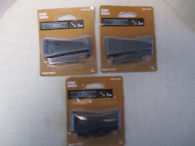 Lot of 3 Everbilt Strap Hinges 3 in. 2 pcs each Black 1000 027 808 Total 6 New - Image 1 of 3