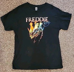 Freddie Mercury Feathers T-Shirt Mens Large Queen Rock And Roll - Picture 1 of 4