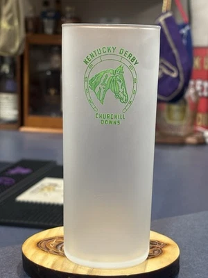 1945 Kentucky Derby Glass Tall Eddie Arcaro - Image 1 of 4