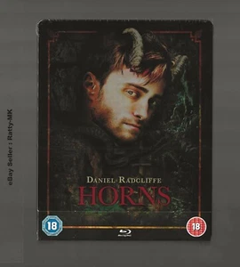 HORNS - UK EXCLUSIVE BLU RAY STEELBOOK - NEW & SEALED - Picture 1 of 3