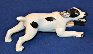 Vtg STAFFORDSHIRE England Hand Painted HUNTING ENGLISH POINTER DOG Figurine #448 - Picture 1 of 4