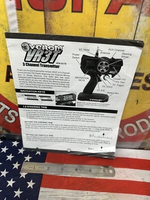 VENOM VR3T Operation & Parts Manual: -PreOwned- - Image 1 of 4