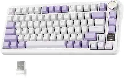 ATTACK SHARK X85PRO Wireless  75% Mechanical Keyboard  Display & Knob Hot Swap - image 1 of 4