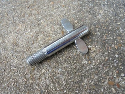 VINTAGE SONOR TEARDROP SLOTTED WING SCREW-M8-1.25 X 15mm-FLOOR TOM LEG MOUNT-VG! - Image 1 of 2