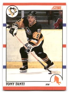Tony Tanti 1990 Score Canadian HOCKEY #137 Pittsburgh Penguins