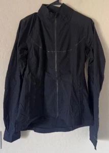 Lululemon Fast Free Windbreaker Jacket Black Women  Size 10 New - Picture 1 of 2