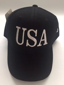 2020 45th President Donald Trump Black Embroidered USA Hat Baseball Cap 45 - Picture 1 of 4