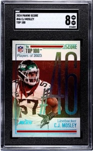 2024 Score - Top 100 #46 C.J. Mosley - New York Jets SGC 8 Low Pop - Picture 1 of 2