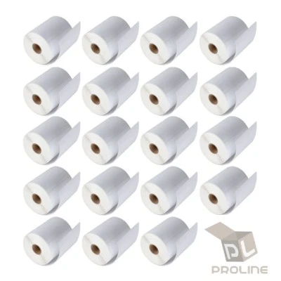 PRO-LINE RACING 6000 Direct Thermal Labels 4x6 Compatible for Zebra LP2844 ZP450 (24 Rolls)