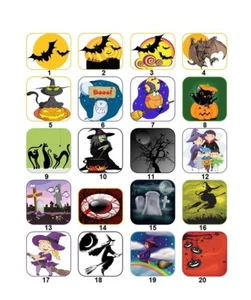 Personalized Address Halloween Labels (HA l2) - Picture 1 of 3